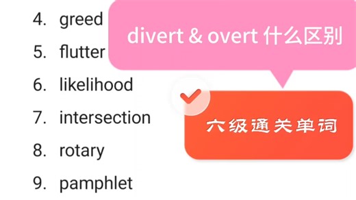 CET6–六级通关单词–Lesson 22 (4.0版)