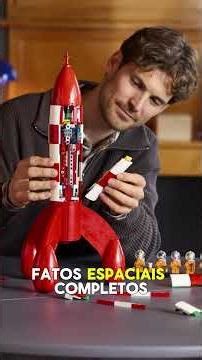 LEGO TINTIN DESIGN FOR THE MOON MADE BY A PORTUGUESE ARTIST
