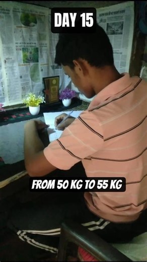 Day -15/75 || Weight Gain Challenge 💯 || #shorts #minivlog #fitness #viralshorts#youtubeshorts