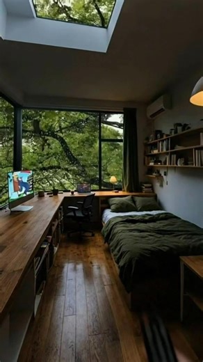 A fully equipped shelter hidden beneath the room ##hiddenplaces##shelter