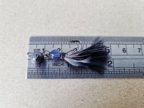 Hot glue tadpole jig | making & fishing