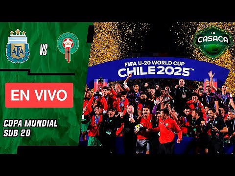 🚨 MARRUECOS CAMPEÓN DEL MUNDO SUB 20 tras derrotar 2-0 a Argentina