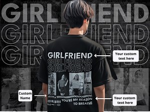 Custom Girlfriend Photo Collage Design PNG Custom Name, Quote & Text | Romantic Gift Customized Boyfriend Gift Best Girlfriends Gifts for Bf - Etsy