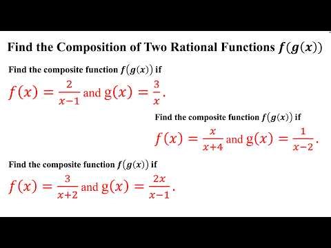 Find the Composition of Two Rational Functions