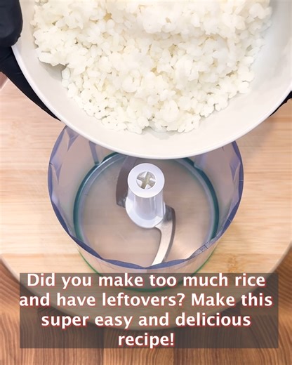 Did you make too much rice and have leftovers? Make this super easy and delicious recipe! | The Tasty Table