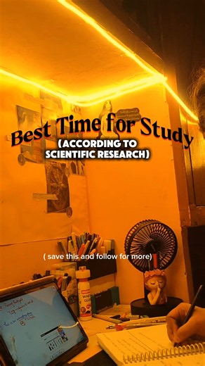 best time to study according to Scientific Research 🎯📚#shorts#trending#viralvideo