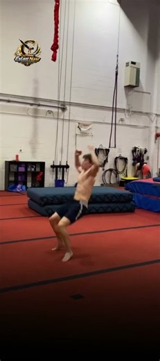 INSANE Double Twist in Gymnastics 🤯🔥 | Incredible Airborne Skill