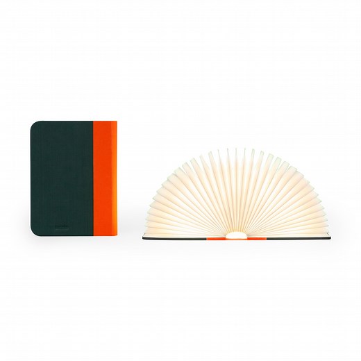 Lumio Book Lamp - Orange/ Green
