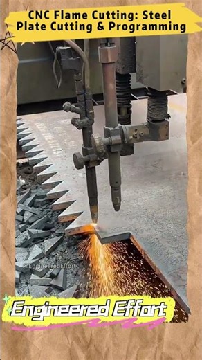 CNC Flame Cutting Steel Plate Cutting & Programmi