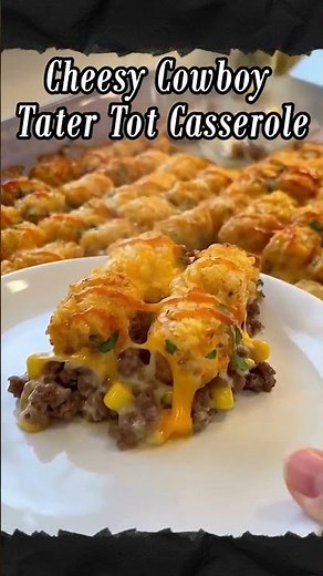 🧀Cheesy Tater Tot Casserole!