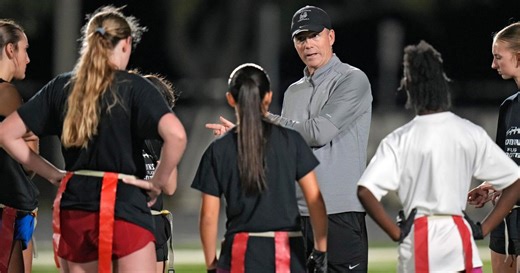 Girls flag football is finally catching on. Florida high schools were 20 years early