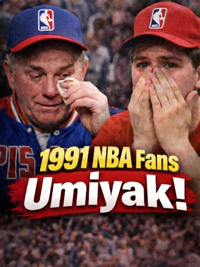 1991 NBA Fans, Umiyak! #7SixAvenue #NBA #ChicagoBulls #MichaelJordan #Headwear