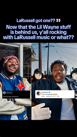 Ain’t even gon cap this would be a fye song in a wingstop commercial 😂🔥. Now that all the #LilWayne talk is over, what’s your thoughts about #LaRussell’s song “I got flavor”?? Twin put the #jabawockeez in the video 👀 | Tapped In TV