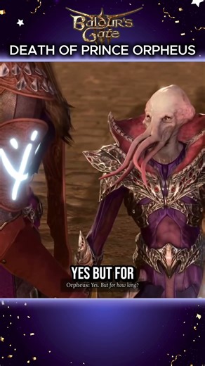 Death of Prince Orpheus | Baldur’s Gate 3 #shorts