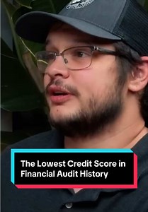 The Lowest Credit Score in Financial Audit History | financial audit
