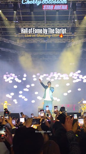 Shiv Shankar Rai🇮🇳 | NORTHEAST INDIA TRAVELLER | MEGHALAYA on Instagram: "Hall of Fame Live😍🔥Goosebumps Moment @traveller_shiv #thescript @thescriptofficial"