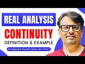 Definition and Examples Of Continuity Video Lecture | Mathematics for IIT JAM, GATE, CSIR NET, UGC NET