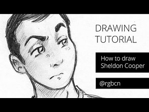 Drawing tutorial: How To draw Sheldon Cooper (by rgbcn)