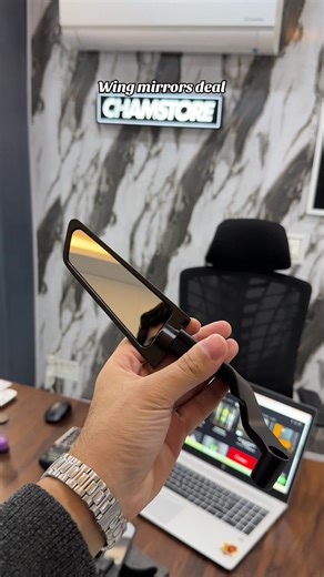 Wing mirrors for all motorcycles in best price #chamonwheels #bikeparts #chamstore #wingmirrors
