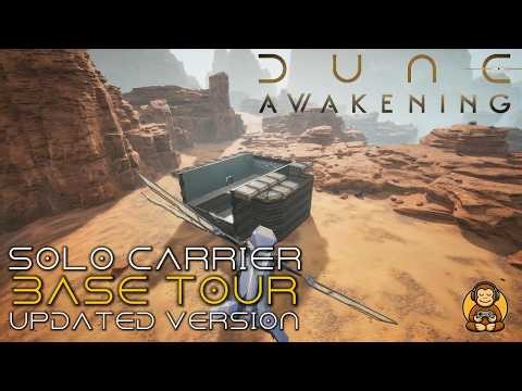 Updated: Deep Desert Carrier Base for Ambitious Solo Players | Compact & Efficient | Dune Awakening