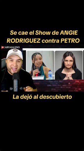 El Show de Angie contra Petro se desmorona