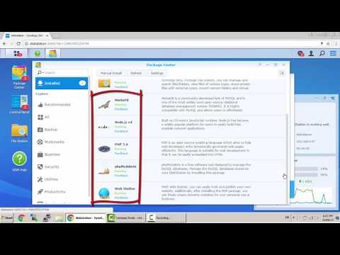 Installing Web Station on Synology