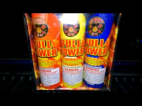 Full Power By Pyro Predator Fireworks (Best Single Shot Firework?)
