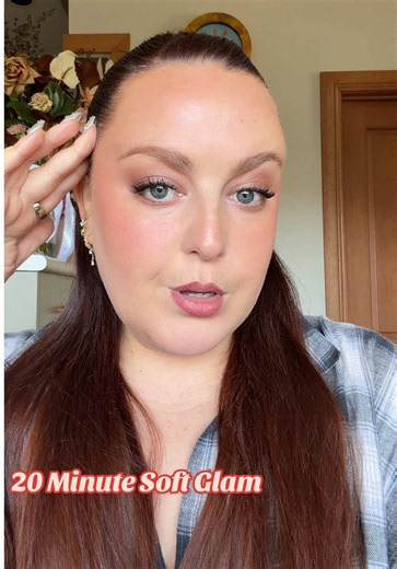 20 Minute Soft Glam makeup routine using listed products