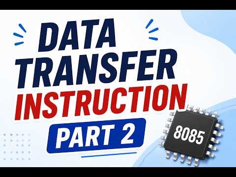 8085 Data Transfer Instructions (Part 2) | Easy Explanation | Polytechnic and Diploma Students