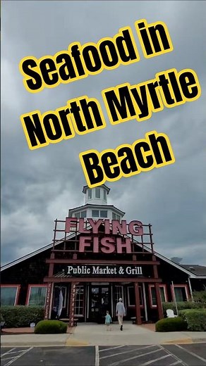 The Flying Fish Restaurant in Barefoot Landing. #myrtlebeachsc #beach #fypシ #fyp #seafood #sunset