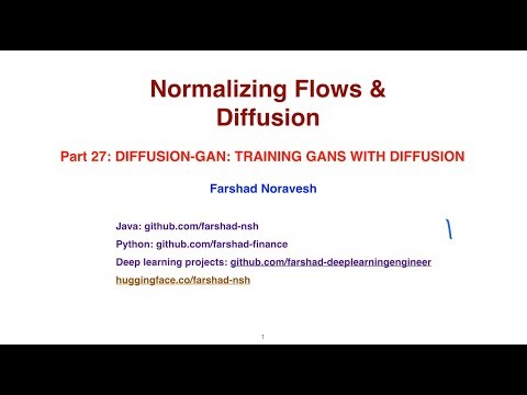 Part27: diffusion-GAN: training GANS with diffusion