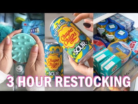 3 Hours of The Best Restocking/Cleaning/Organizing ASMR Videos To Fall Asleep To