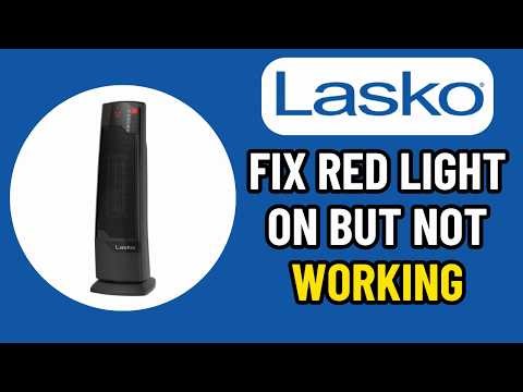HOW TO FIX LASKO HEATER RED LIGHT ON BUT NOT WORKING NO HEAT (EASY FIX) 2026