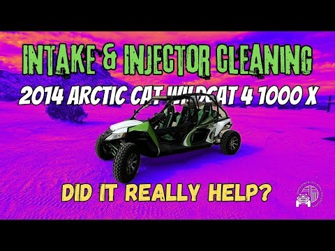 Cleaning the Intake and Injectors, Runs Rich - 2014 Arctic Cat Wildcat 1000X 4X