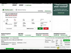 Comprar o vender acciones desde el broker TD Ameritrade Parte # 1