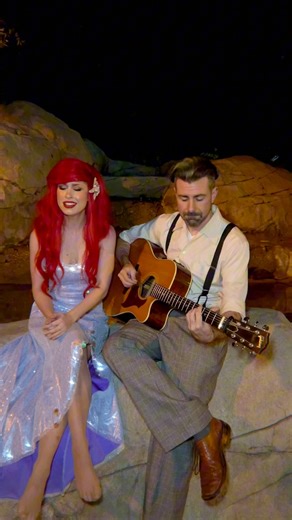 All these years later, and this is still my favorite song.@nomoresomedaysmusic' s cover collection wouldn't be complete without some @disneymusic - what Disney song should we play next?? (Thank you so much @kurthunter for the beautiful guitar playing!)costuming is a collab w/the talented @angiviper#partofyourworld #poyw #ariel #TheLittleMermaid #disneymusic #disneycover #disneyprincess #cosplaycover #arielcosplay #littlemermaidcosplay #nomoresomedays #musicduo #socalmusicduo #livemusic#disneypri