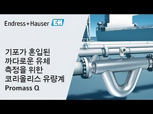 기포가 혼입된 까다로운 유체 측정을 위한 코리올리스 유량계, Promass Q | #endresshauser