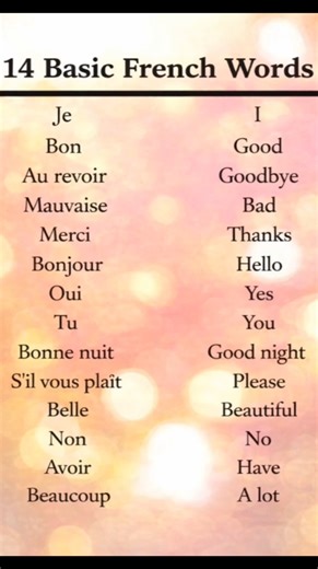 14 Basic French Words to Know 🇫🇷 | French Lessons for Beginners🇫🇷