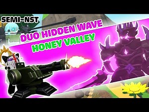 Duo HIDDEN WAVE Triumph on Honey Valley map (Semi NST - #3) | Roblox TDS