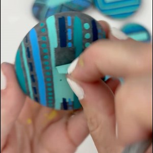 This is the final design from this batch of rocks. I will do an edit with them ALL in one video as well. I'm so glad you enjoyed these designs 💙 **SUPPLIES** If you need rock painting supplies please consider using our links below. We will make a small commission at no extra cost to you. I am using fine tip (3M) Posca paint pens for this tutorial. The colors are from the ocean tones pack. The rocks are also an Amazon grab! I live getting rocks right to my door!! All Supplies: https://amzn.to/3X