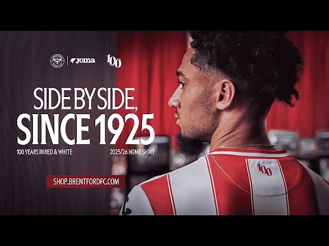SIDE BY SIDE, SINCE 1925 | The NEW Brentford X Joma 2025/26 Home Shirt 🔴⚪️