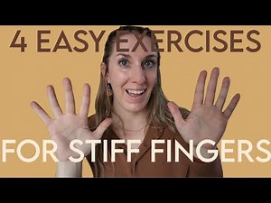 4 Easy Exercises for Stiff Fingers! How to help with finger stiffness after surgery or injury