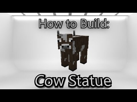 Minecraft: How To Make A Cow Statue