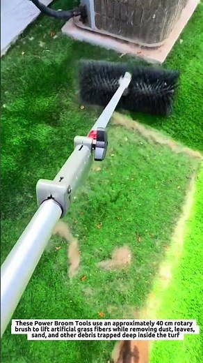 Power Broom Tools Restore Artificial Grass with 40 cm Rotary Brush Performance