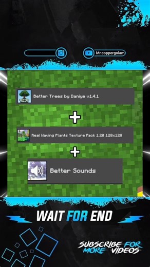 Minecraft Realistic Nature Addons 😱 | Better Trees & Waving Plants