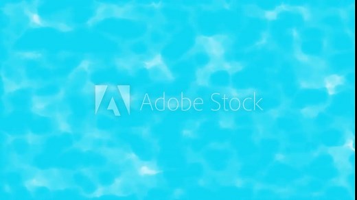 Top down view of a swimming pool with beautiful green blue water and caustic patterns. Stock Video
