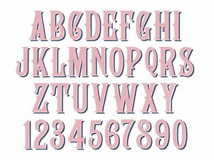 Classic Monogram Drop Shadow Font Duo Font Machine Embroidery Design 2 Color Alphabet Letters Fill Stitch BX and Other Formats - Etsy