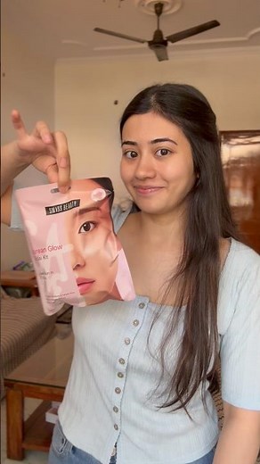 Omg Tried Korean Glass Skin Facial at Home 😱 #skincare #youtubeshorts #koreanskin
