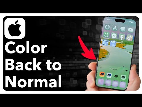 How To Change iPhone Color Back To Normal