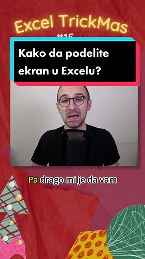 split ekrana u #Excel #exceltrickmas #excelgrasic